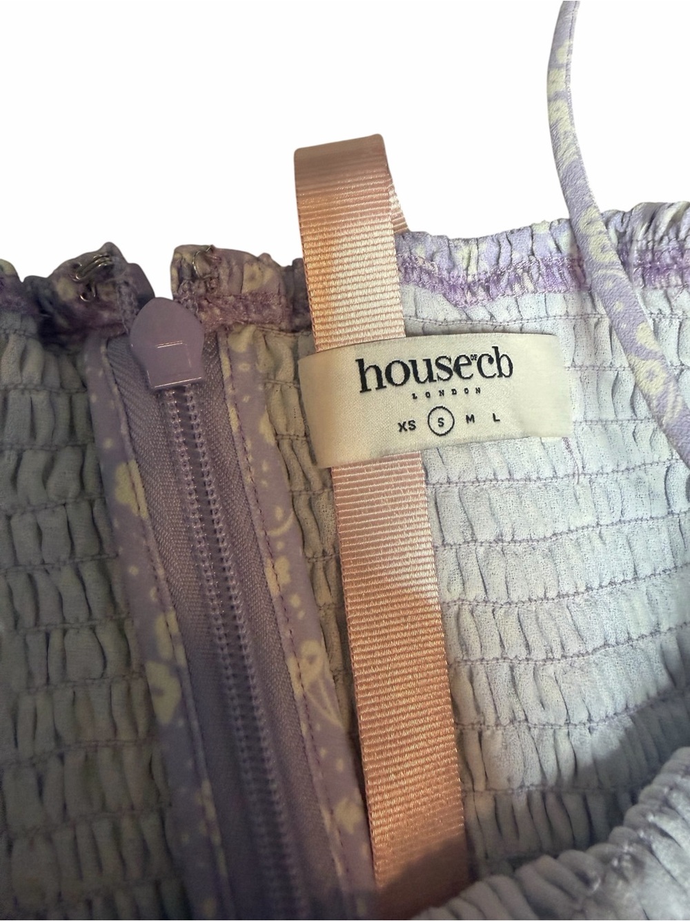 House of CB Lilac Floral Tie-Front Maxi Dress - Picture 5 of 7